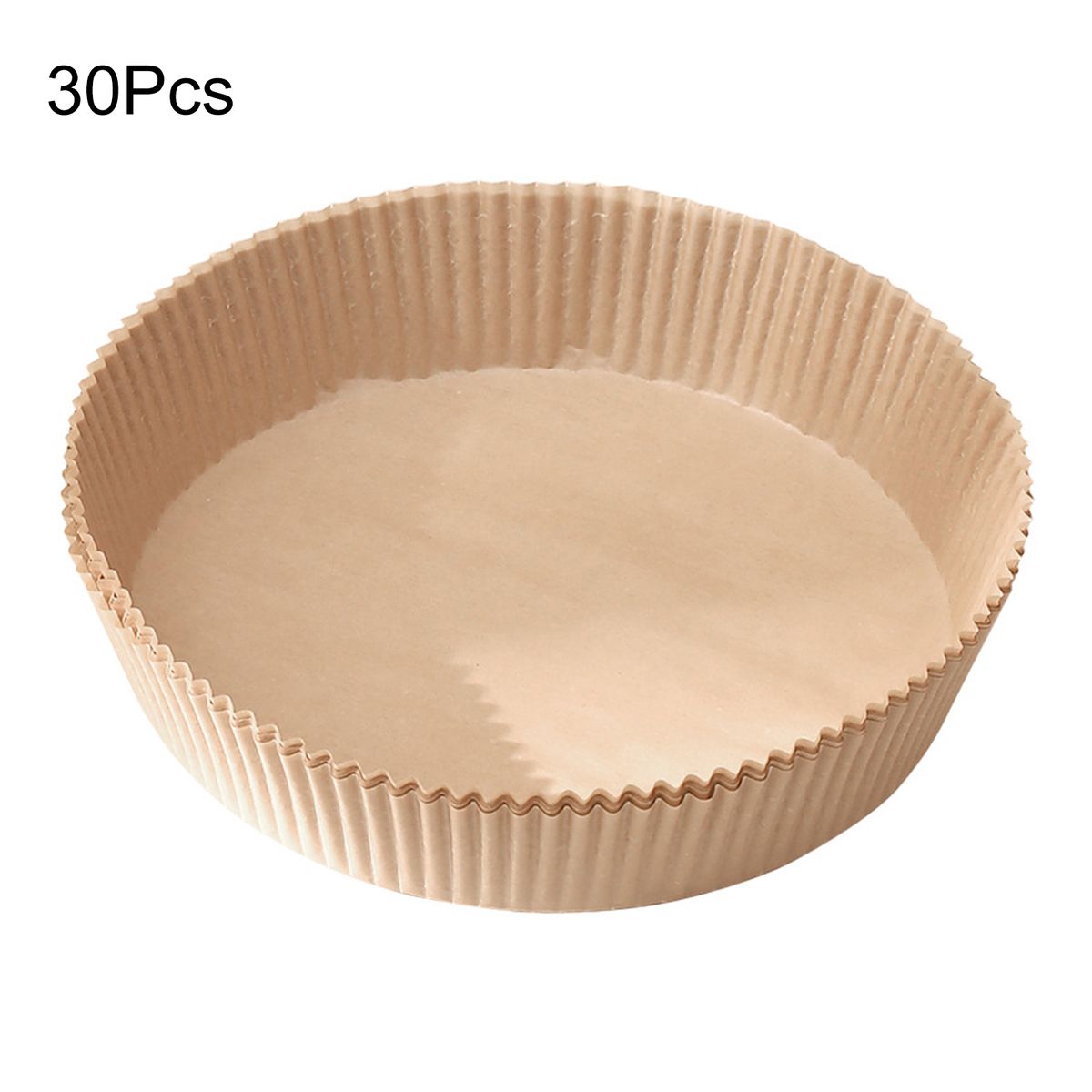 30 Sheets Disposable Baking Papers Heat-resistant-Brown