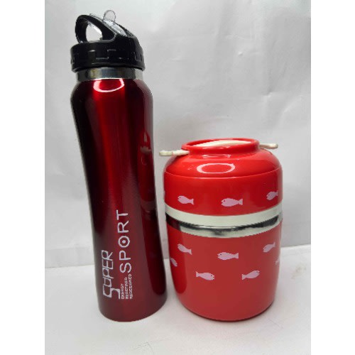 Kids Sports Children Food Flask And Water Bottle
