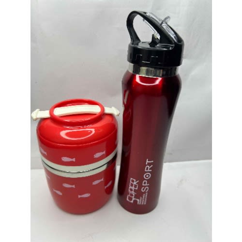 Kids Sports Children Food Flask And Water Bottle