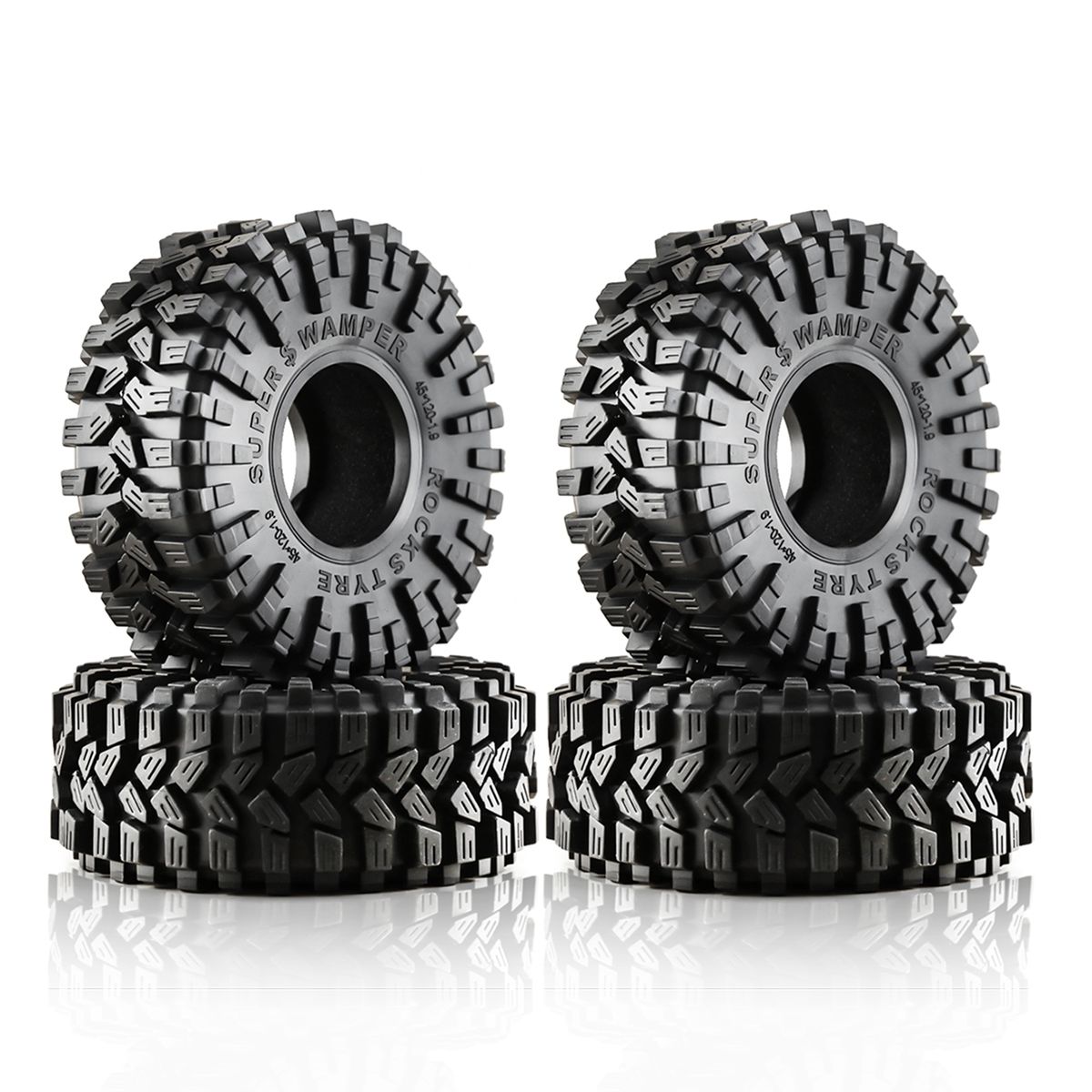 Remote Control Crawler Rubber Car Tires 1.9inch 120*45mm
