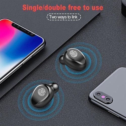 Wireless 5.0 Bluetooth Headset 8D Stereo Hear Pod
