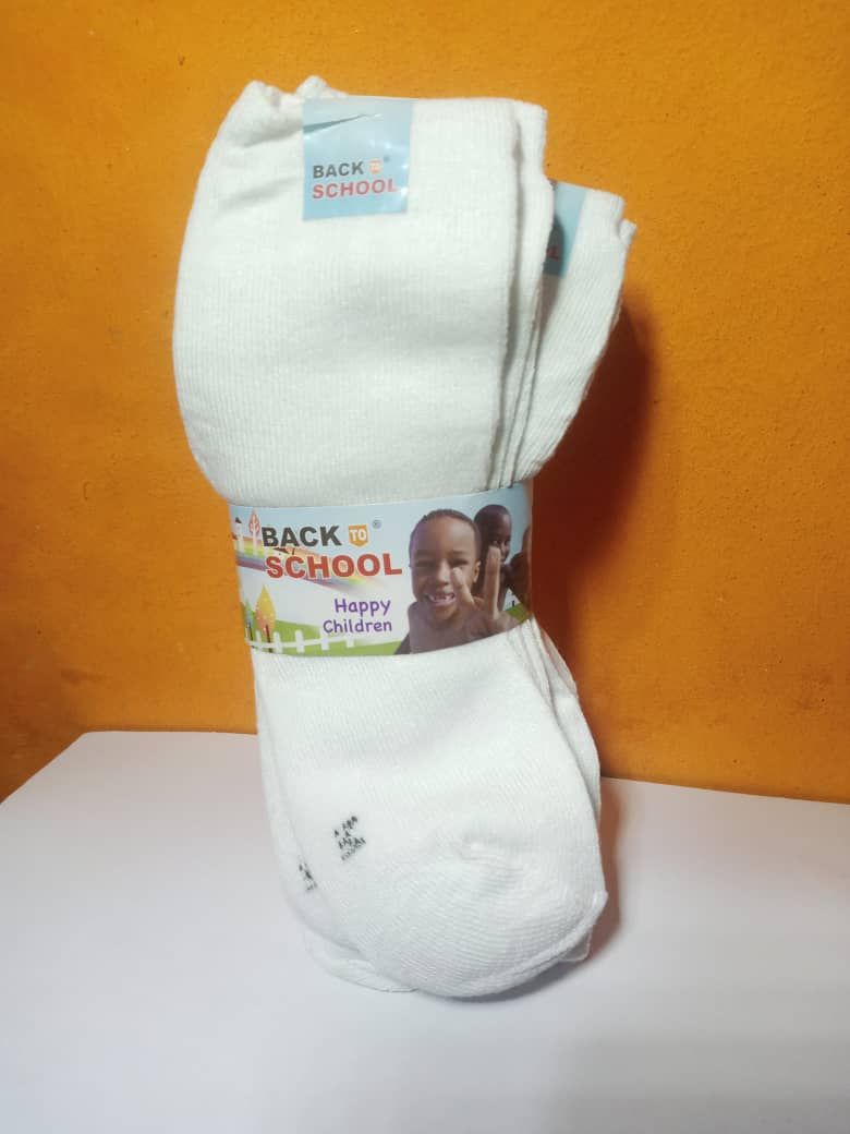 6Pair Happy Children Back To School Socks+1Free Handkerchief