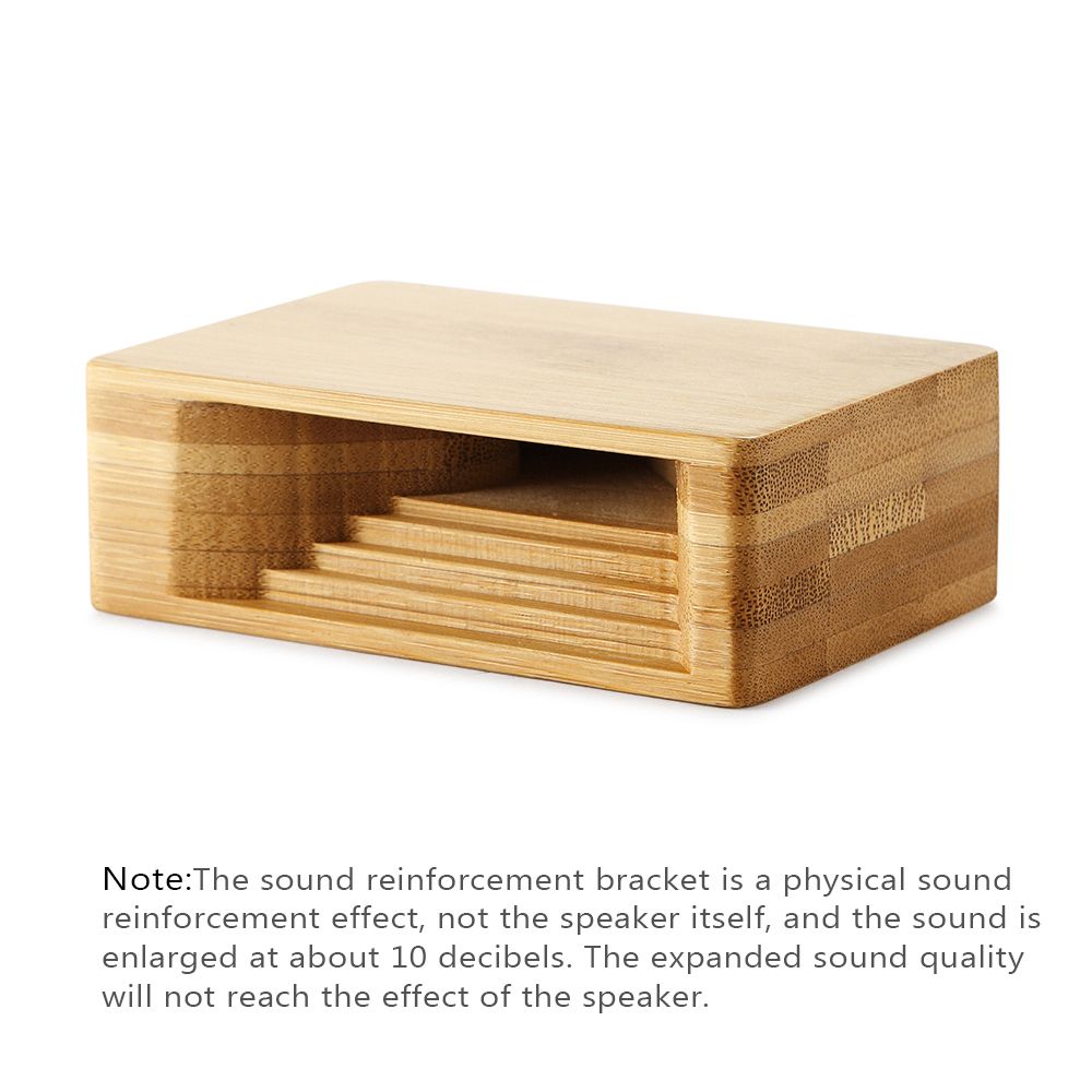 Bamboo Mobile Phone Holder Physical Sound Reinforcement