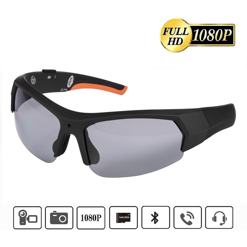 For Bluetooth Sunglasses Camera Portable Sports Camera 1080P HD Video Recorder Glasses Headset For Outdoor Climbing Riding