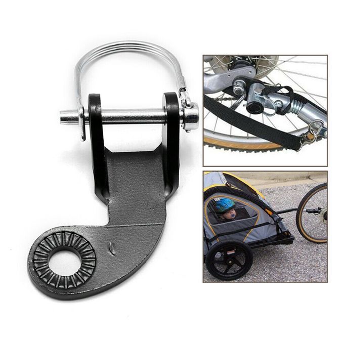 Universal Bicycle Bike Trailer Coupler Attachment Hitch Steel Linker