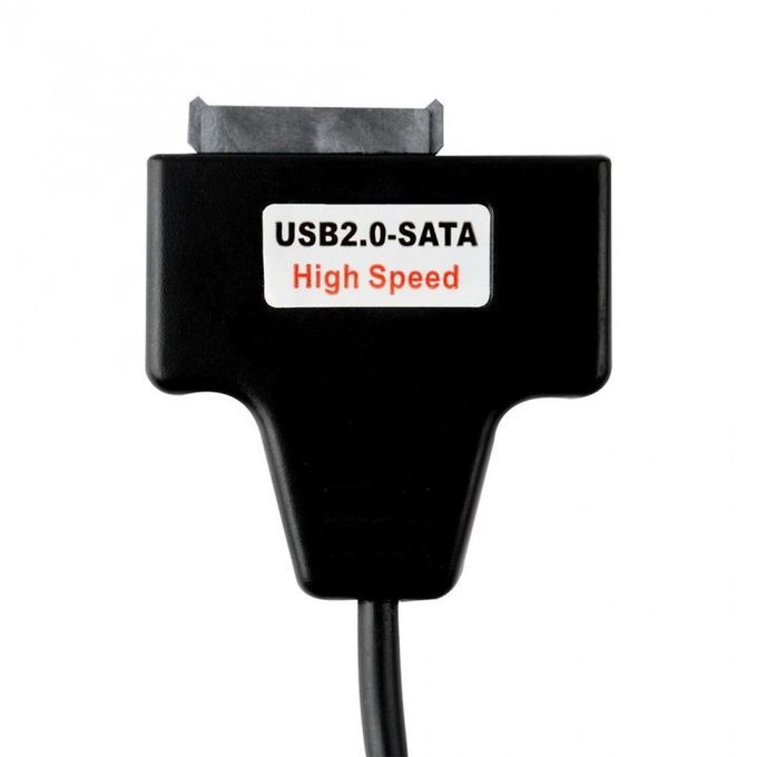 USB 2.0 To 7+6 13Pin SATA Laptop Optical Drive Adapter Cable