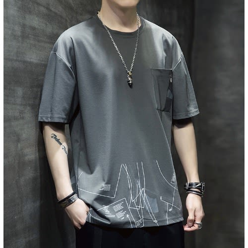 Pocket Short Sleeve T-shirt - Army Green