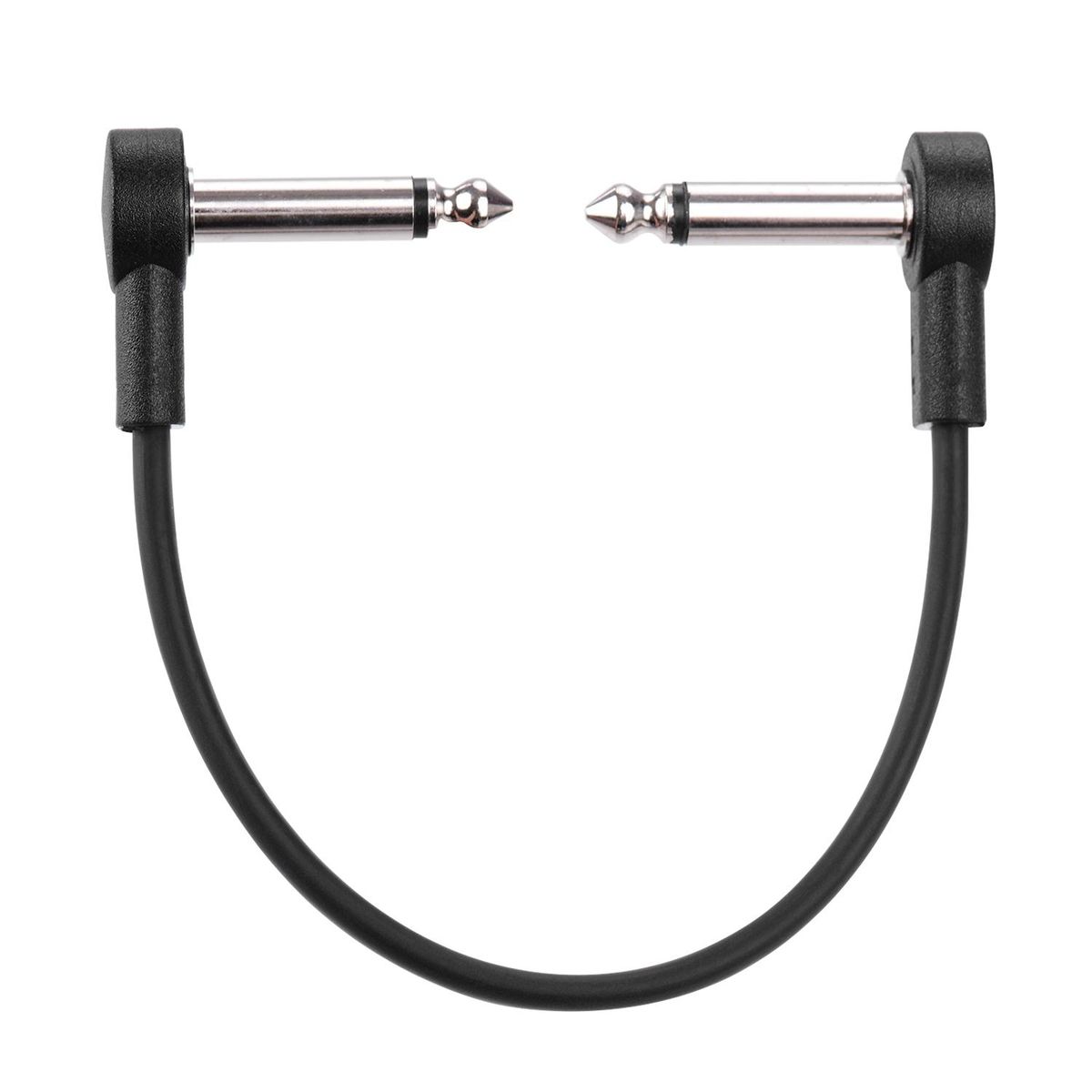 Ggiant AC-8 Guitar Effect Pedal Flat Patch Cables 6 Inch Length with 1/4 Inch Right Angle Connectors Patch Cable Kit 4 Packs