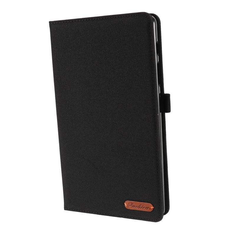 for Samsung Galaxy Tab A7 Lite 8.7 Inch 2021 (Sm-T220 / T225) Protective Case Back Cover Bracket with Pocket Black