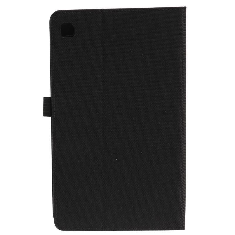for Samsung Galaxy Tab A7 Lite 8.7 Inch 2021 (Sm-T220 / T225) Protective Case Back Cover Bracket with Pocket Black