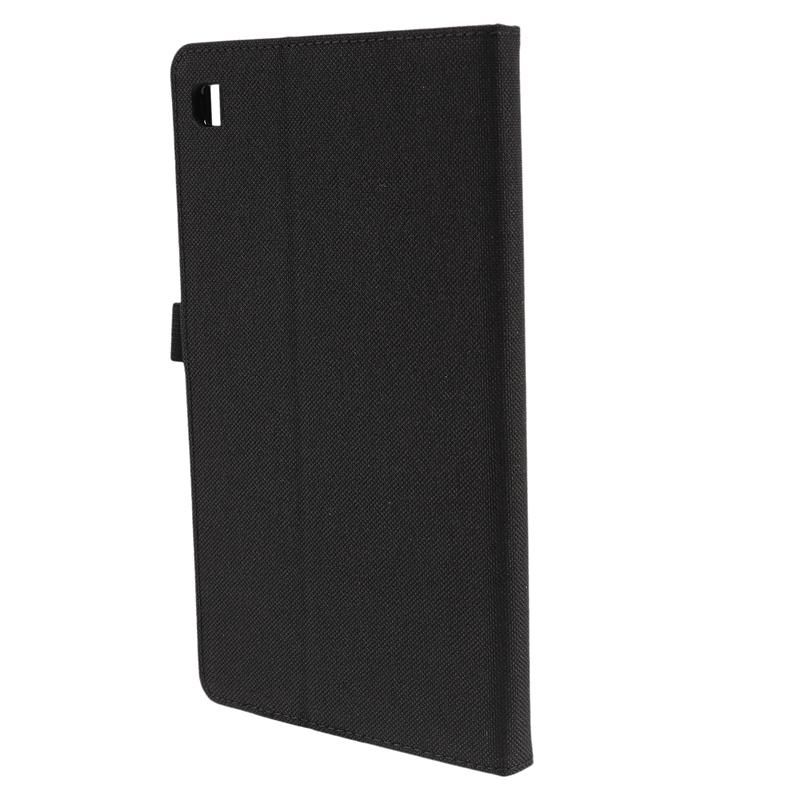for Samsung Galaxy Tab A7 Lite 8.7 Inch 2021 (Sm-T220 / T225) Protective Case Back Cover Bracket with Pocket Black