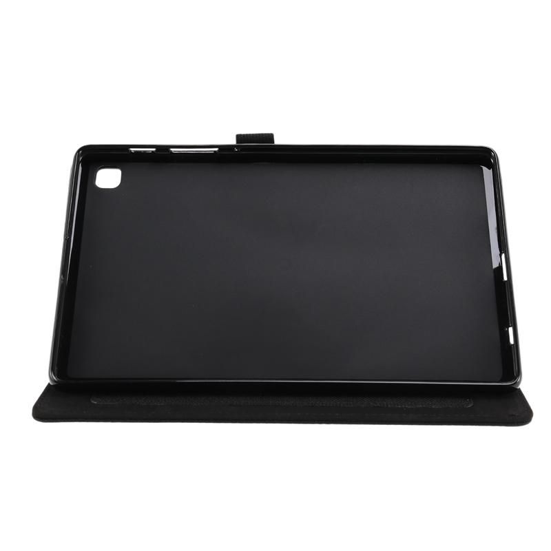 for Samsung Galaxy Tab A7 Lite 8.7 Inch 2021 (Sm-T220 / T225) Protective Case Back Cover Bracket with Pocket Black