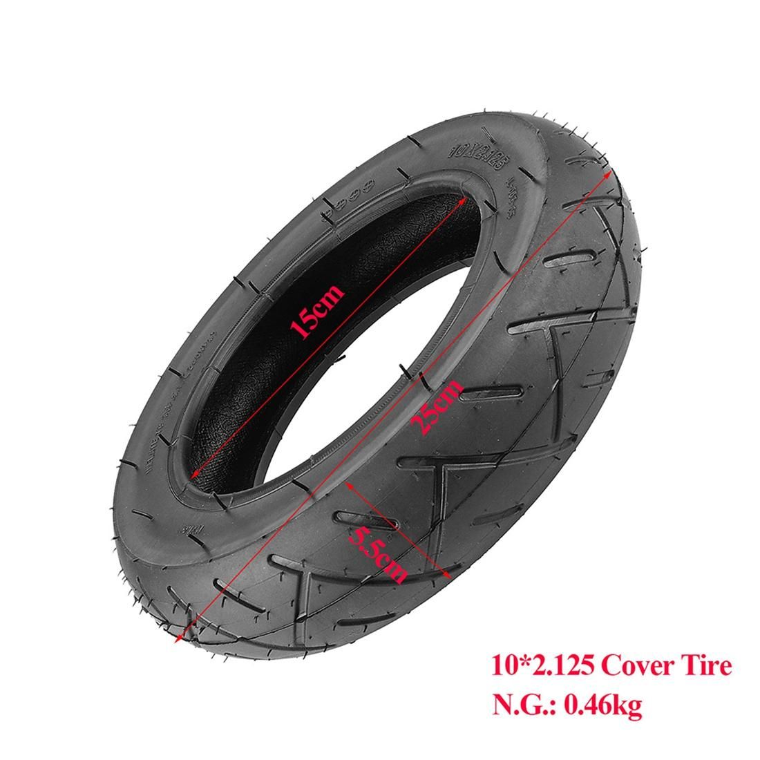 10 Inch 10X2.125 Tyre for Electric Scooter Balancing Hoverboard Self Scooter Wear-Resistant Tyre 10X2.125