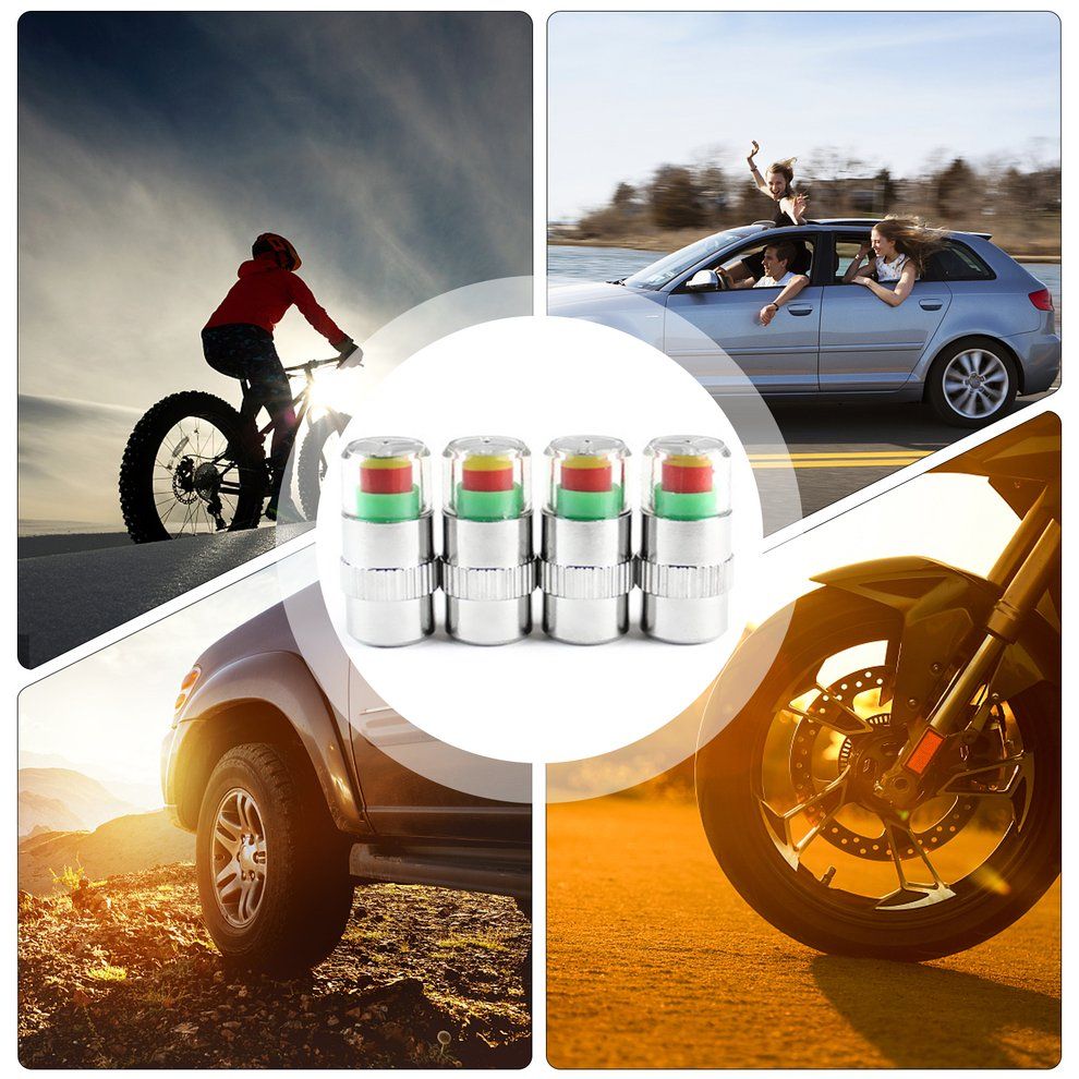 4p S/set  Ar Tire Pressure Monitor Va E Stem  Aps Air Alert Tire Va E  Ap-multicolor