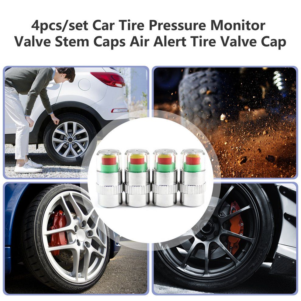 4p S/set  Ar Tire Pressure Monitor Va E Stem  Aps Air Alert Tire Va E  Ap-multicolor