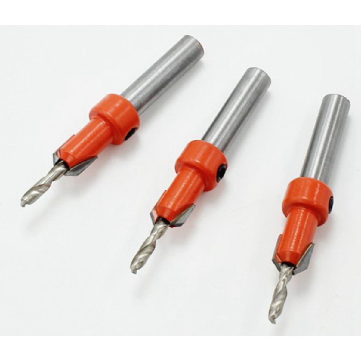 5Pcs Wood Hole Drill Bit,8MM Shank Countersink Drill Bit Router Bit,Wood Working Counter Sink Drill Bit Set Screw Cutter