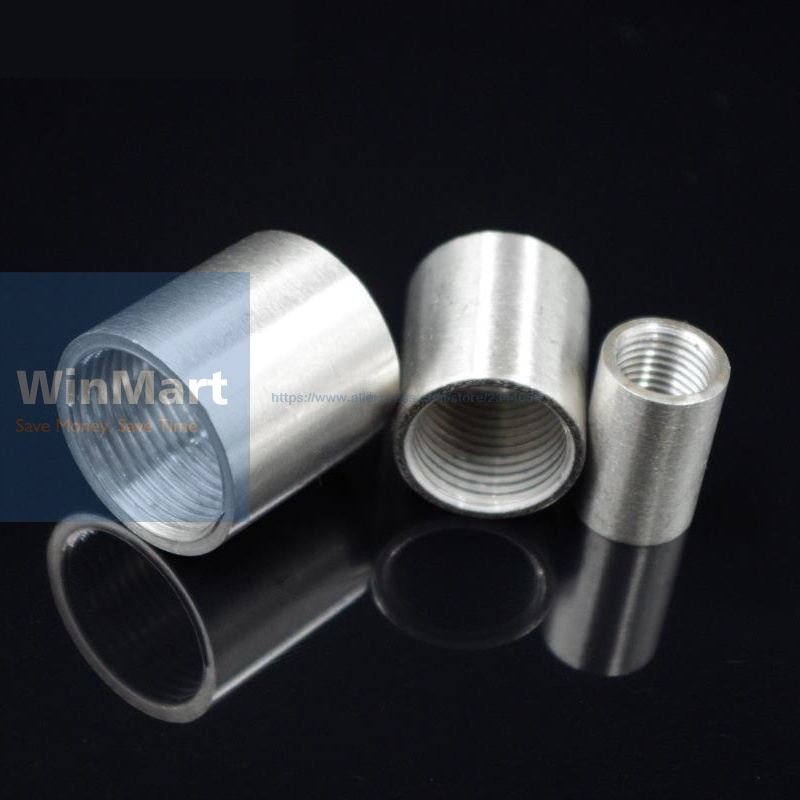 1Pc SS304 BSP 1-1/2" 1.5'' INCH DN40  Female Threaded Pipe Fitting Stainless Steel  Pipe Fitting Full Socket Round  Connector