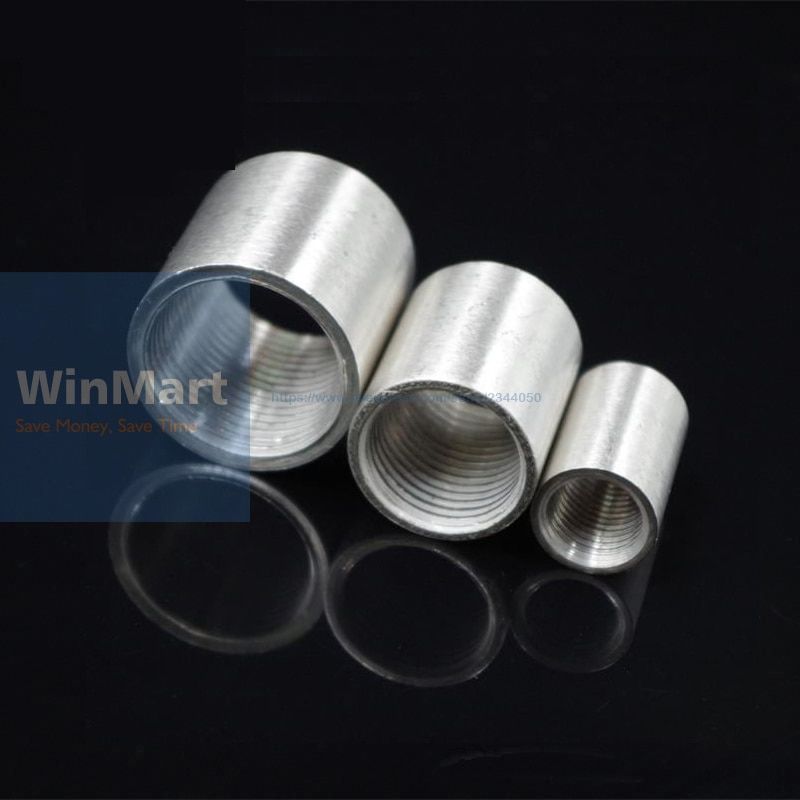 1Pc SS304 BSP 1-1/2" 1.5'' INCH DN40  Female Threaded Pipe Fitting Stainless Steel  Pipe Fitting Full Socket Round  Connector