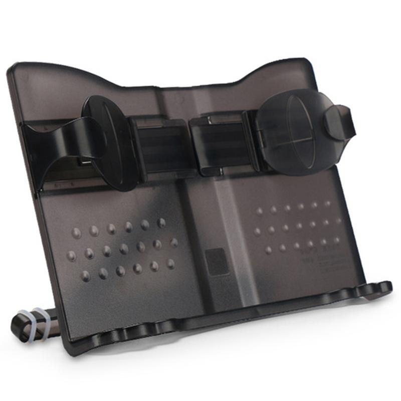 Translucent Black Bookshelf Adjustable Portable Music