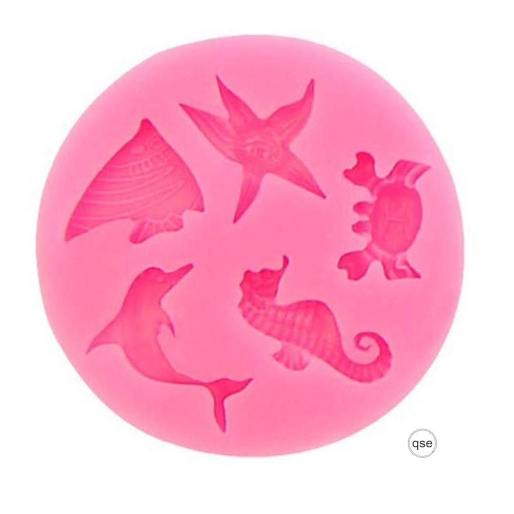 Ocean Animal Shape Silicone DIY Cake Mold Irregular Shape