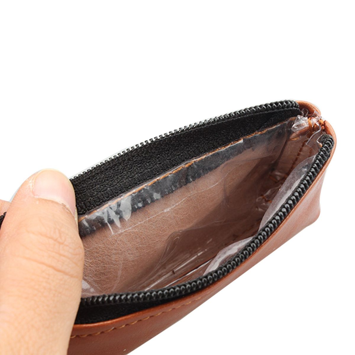 PU Leather Pouch Case Weed Herb Smoking Pipe Carrying