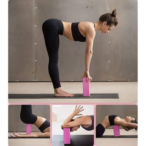 2 Pack Yoga Blocks High Density Brick Soft Non-Slip