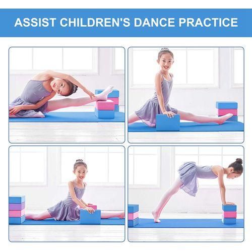 2 Pack Yoga Blocks High Density Brick Soft Non-Slip