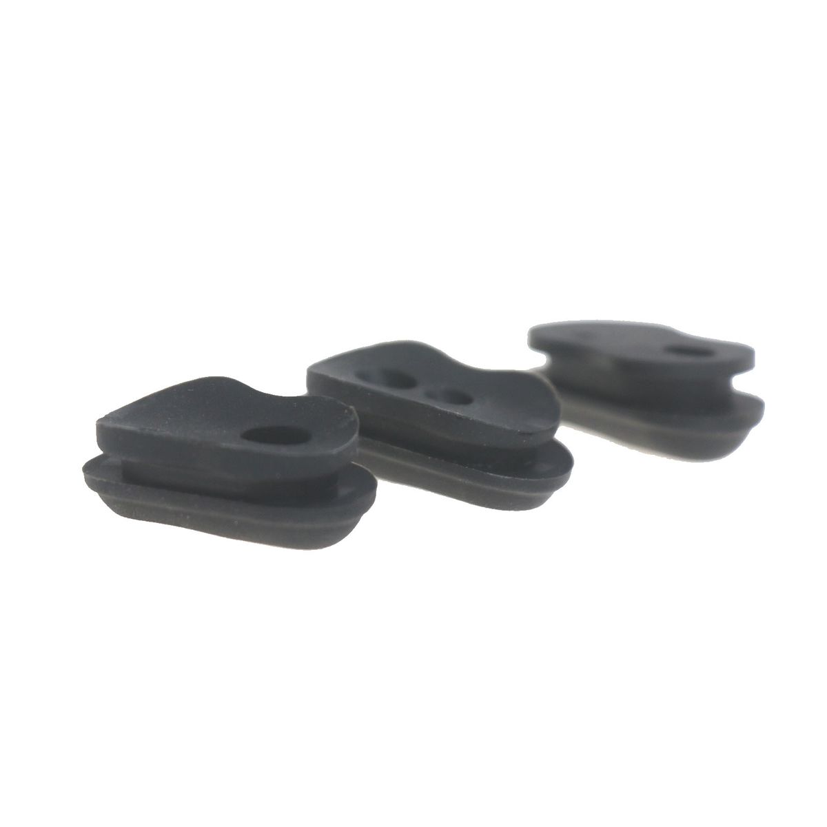 3pcs Dust Plug Silicone Plug Silicone Plug Cap Black