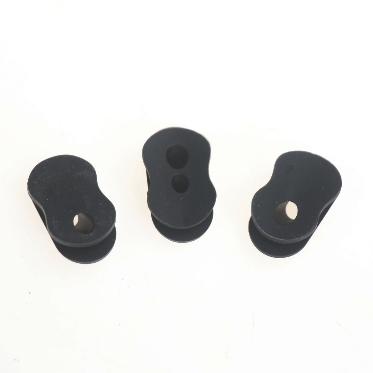 3pcs Dust Plug Silicone Plug Silicone Plug Cap Black