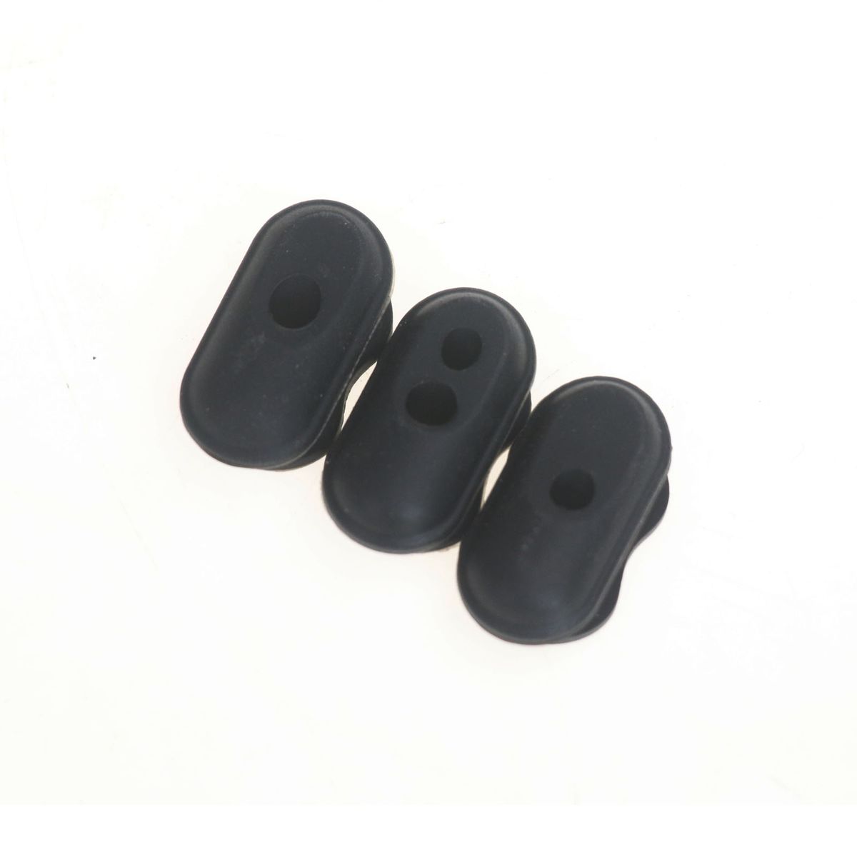 3pcs Dust Plug Silicone Plug Silicone Plug Cap Black
