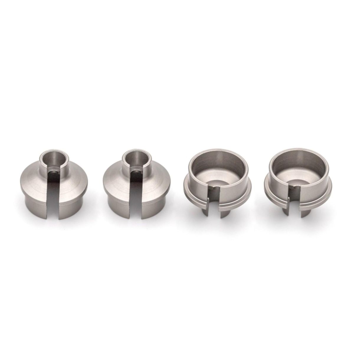 4PCS Remote Control Shocks Absorber Spring Retainers Bottom Spring Retaining Cup Replacement for Corally Kronos 6S 1/8 Remote Control Truck Adhesivetapes Body Part