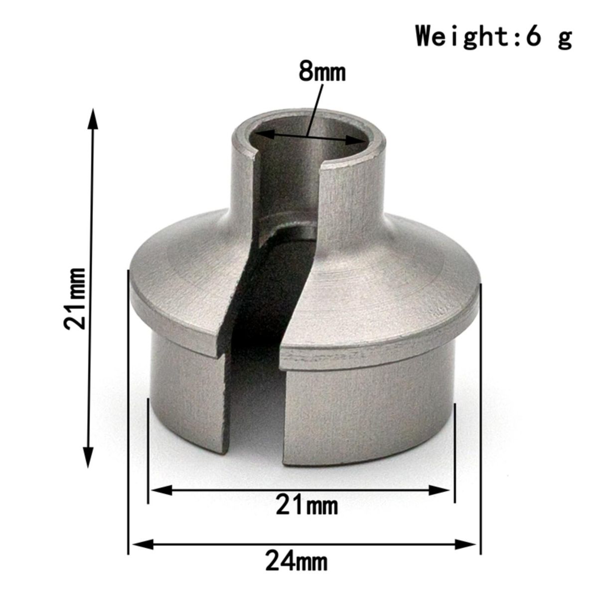 4PCS Remote Control Shocks Absorber Spring Retainers Bottom Spring Retaining Cup Replacement for Corally Kronos 6S 1/8 Remote Control Truck Adhesivetapes Body Part