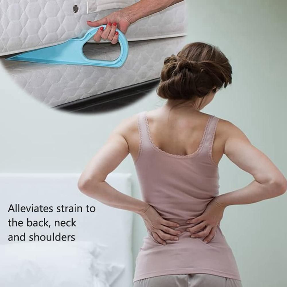 2Pcs Ergonomic Mattress Wedge Elevator for Fitted Sheet -