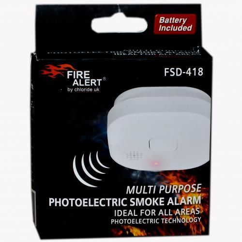 Multi Purpose Fire/Smoke Alarm Detector ( Battery Operated