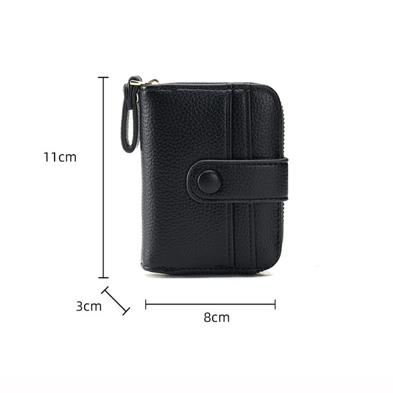 Women's Card Holder Small PU Leather Coin Short Wallet