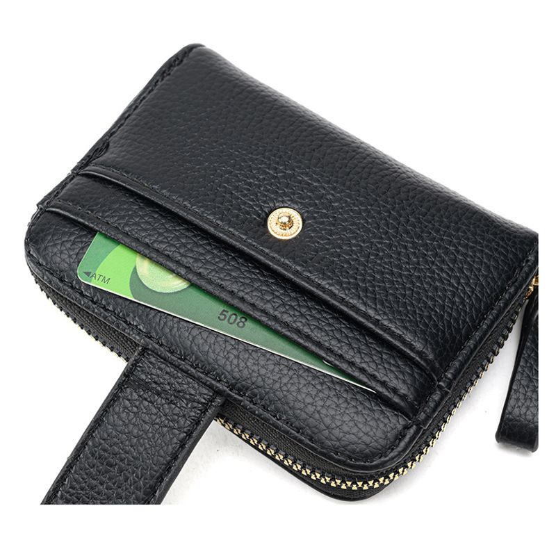 Women's Card Holder Small PU Leather Coin Short Wallet