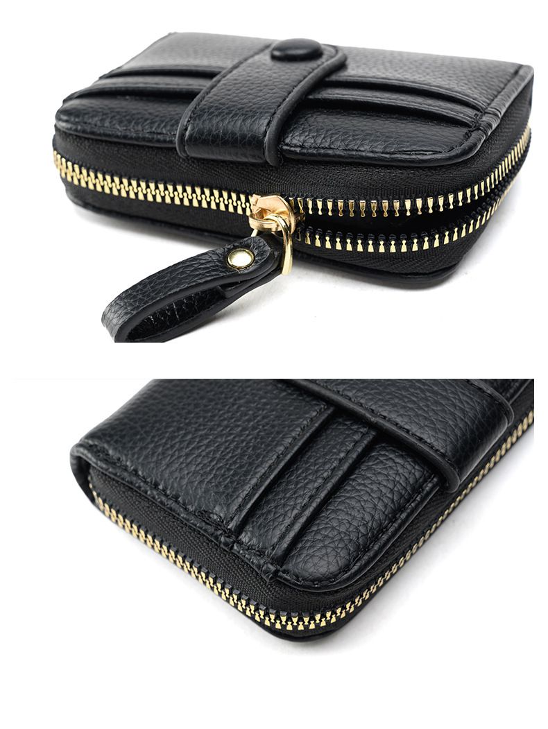 Women's Card Holder Small PU Leather Coin Short Wallet