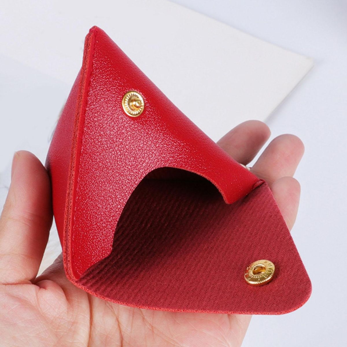 Women Wallet Coins Purse Gift Jewelry Bag Red