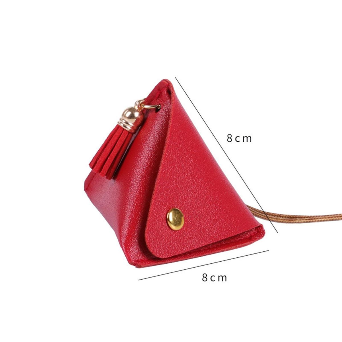 Women Wallet Coins Purse Gift Jewelry Bag Red