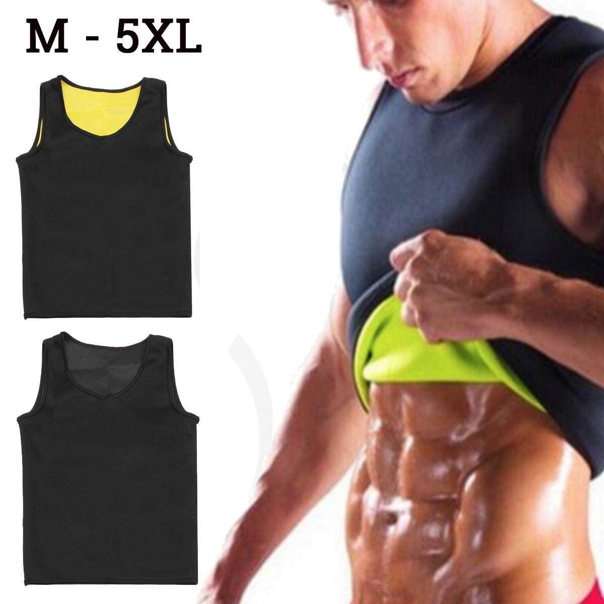 Sweat Sauna Body Shaper Men Slimming Thermo Neoprene Waist Trainer M-5XL L