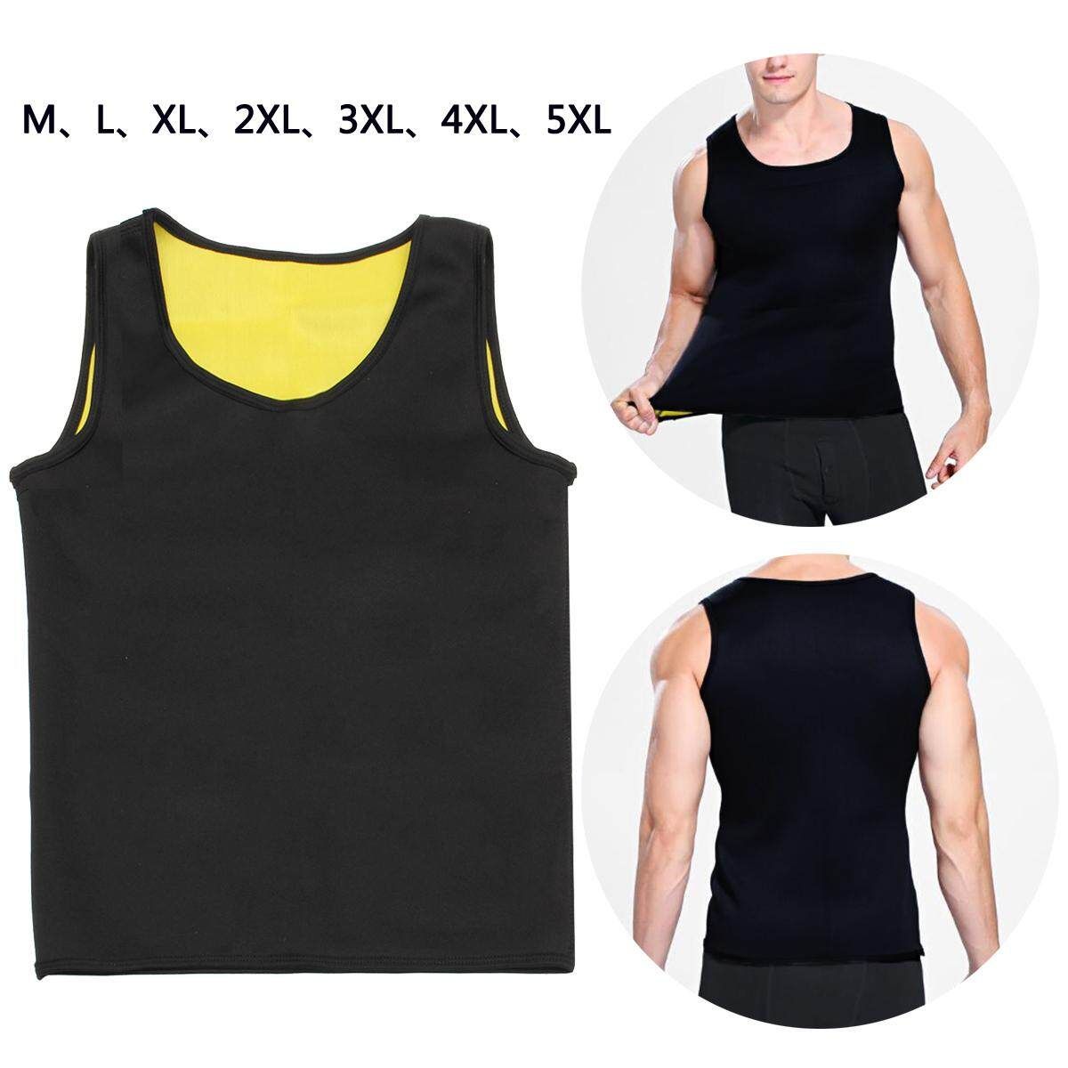 Sweat Sauna Body Shaper Men Slimming Thermo Neoprene Waist Trainer M-5XL L