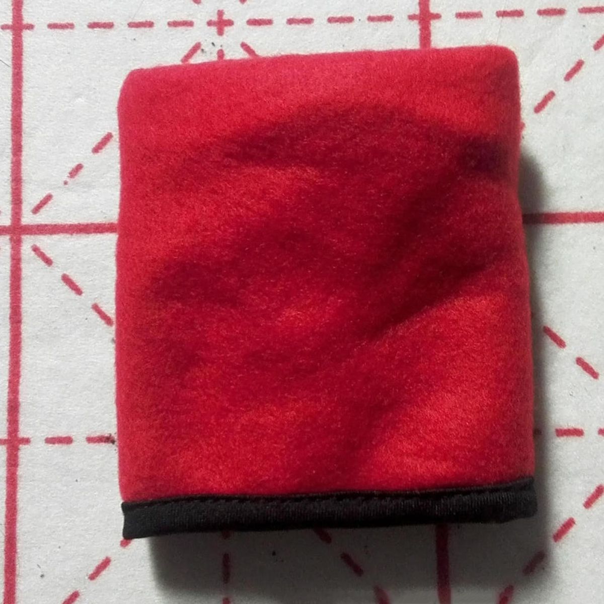 Wristband Wallet Sports Sweatband Zipper Wrist Pouch Red