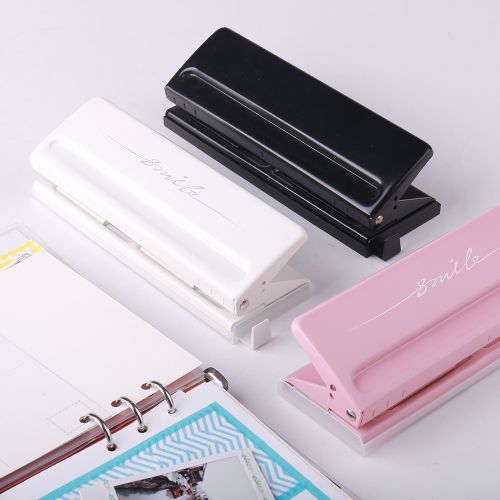 KW-trio Adjustable 6-Hole Desktop Punch Puncher For A4 A5