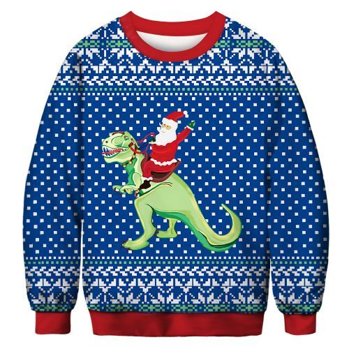 Parent Child Dinosaur Long Sleeve Sweater---ParentBFT035-TWYA004