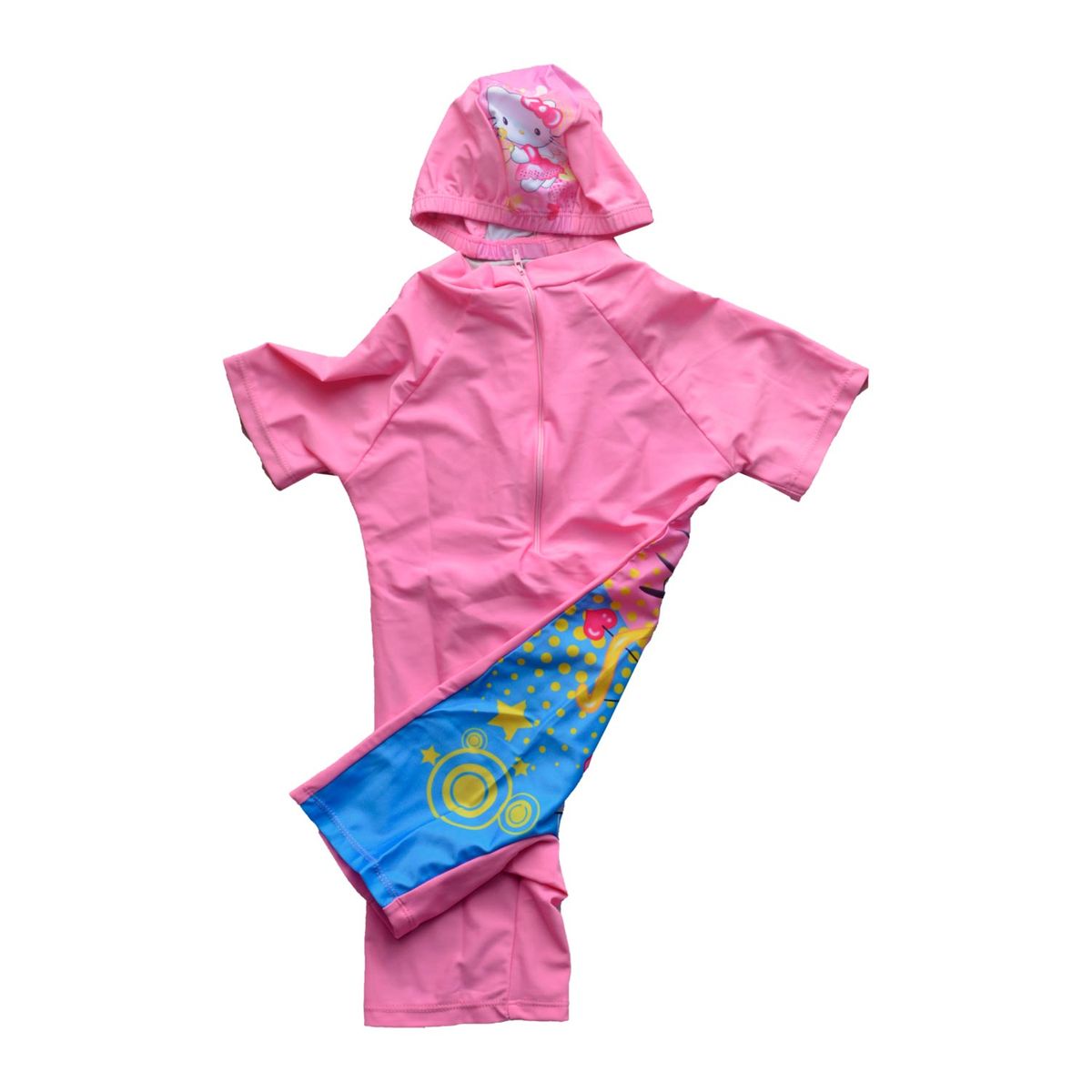 2 Pieces Swimming Suit  With Cap