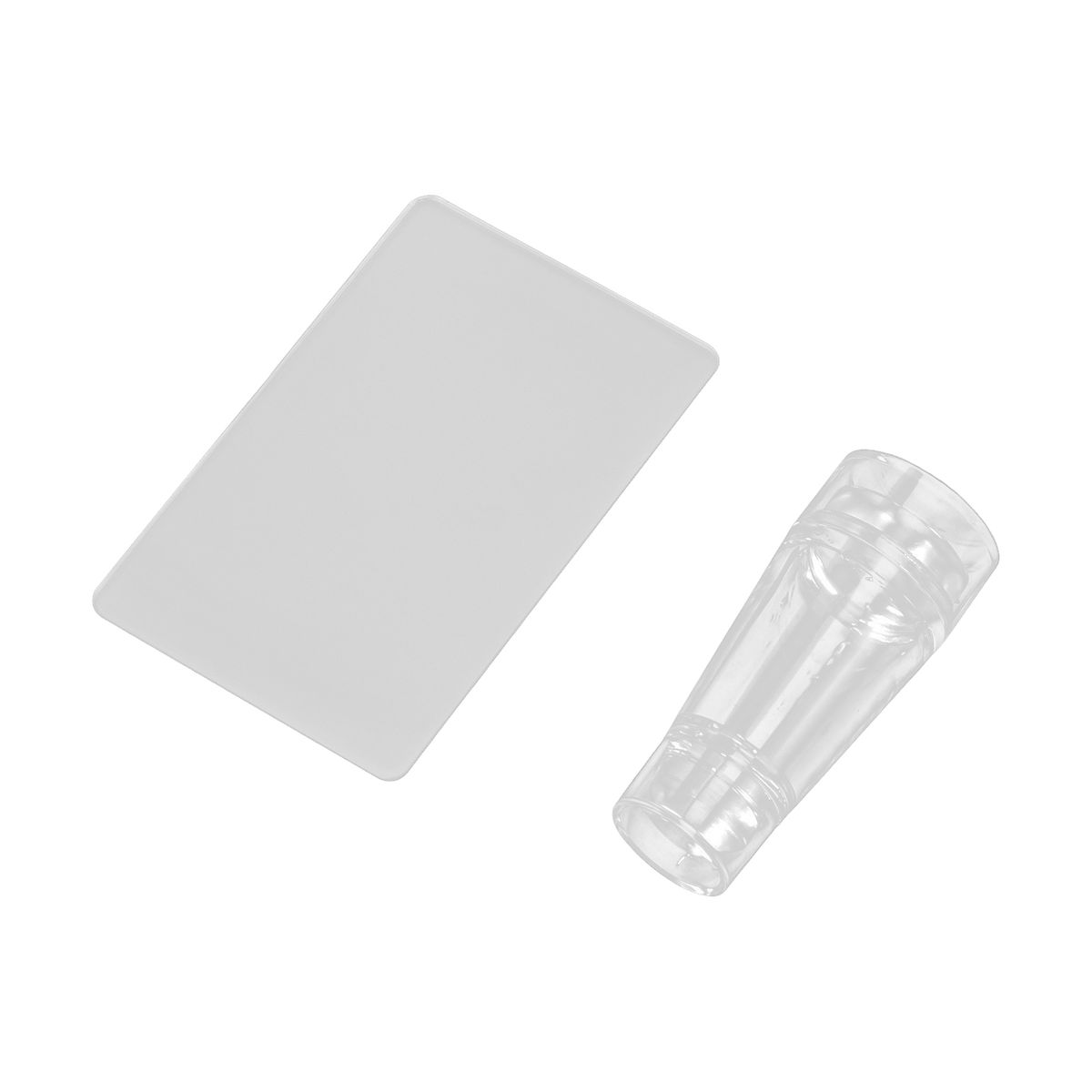 1 Set Nail Seal Stamp Clear Visible Body Nail Art Stamper