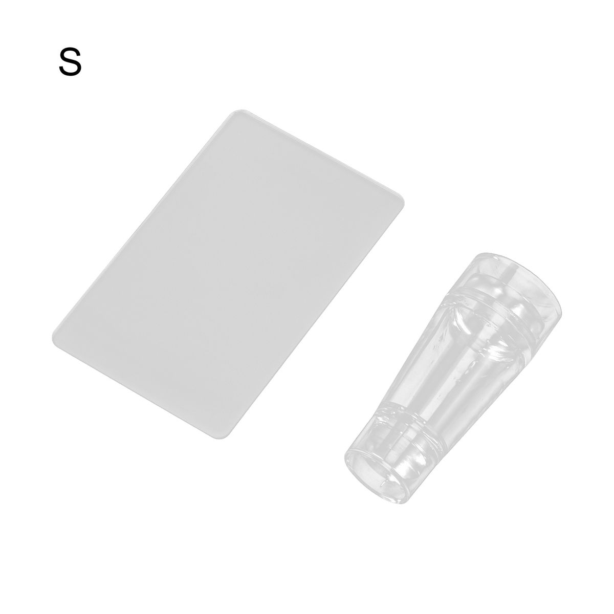1 Set Nail Seal Stamp Clear Visible Body Nail Art Stamper