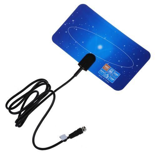 Digital Indoor TV Antenna HDTV DTV HD VHF UHF Flat Design