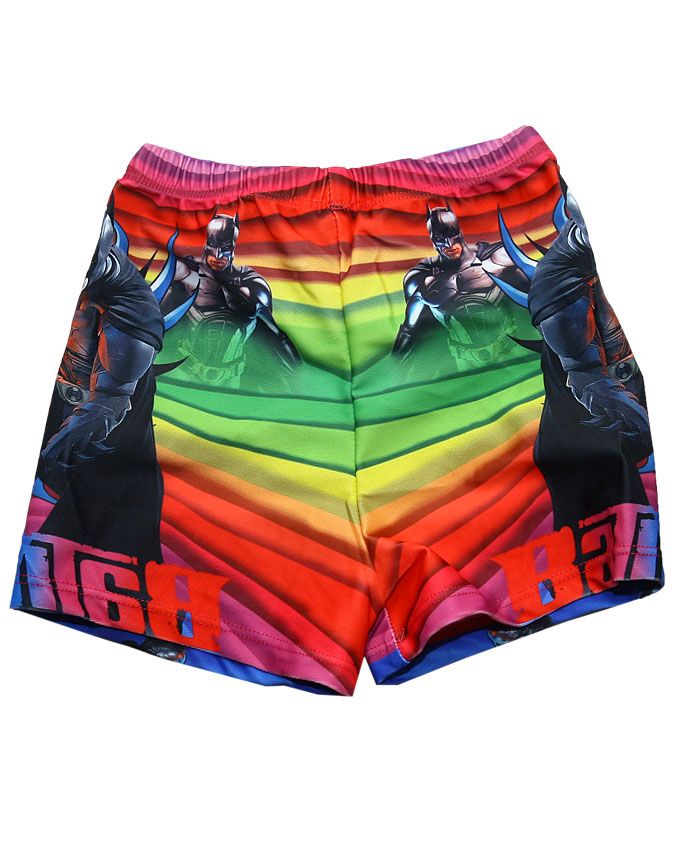 Boys Swim Pant-Green And Multi