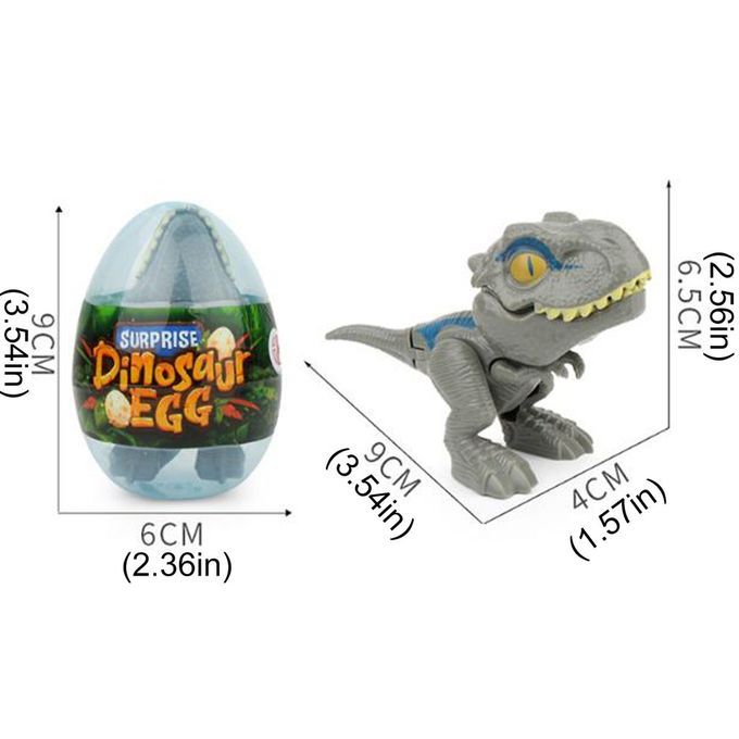 Finger Dinosaur Anime A Tion Figures Toys Funny Dino Eggs Tri Ky Model Toy-gray-9*4*6.5cm